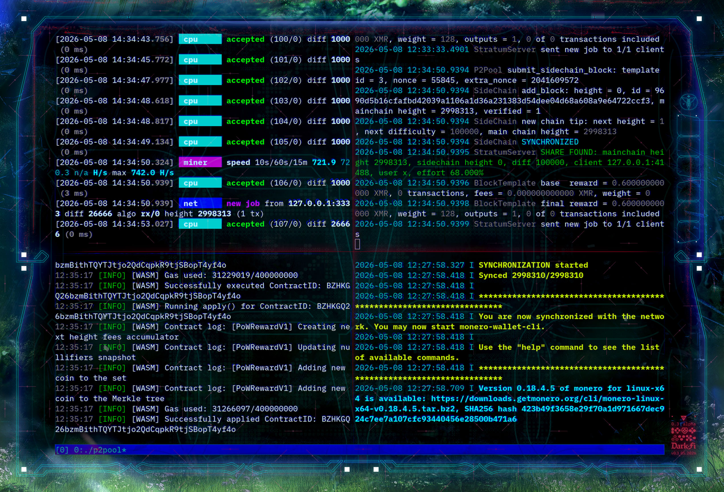 Merge mining
